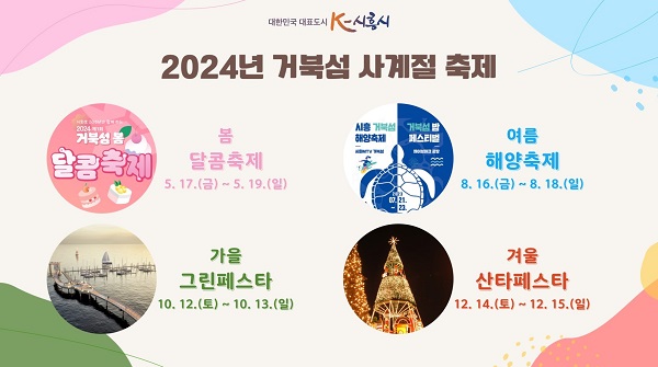 시흥시 2024년 거북섬 사계절 축제 안내 포스터. (사진=시흥시)