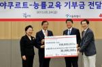 한국야쿠르트, 서울시에 저소득층 아동 교육비 1억원 기부