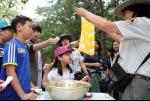 하림 피오봉사단, 속리산국립공원서 '숲정화' 활동