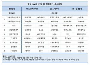 SK하이닉스 대기업 종합 경영 평가 1위···'팔방미인'