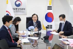 성윤모 장관, 호주 자원 장관과 '그린수소' 협력 논의