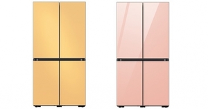 삼성전자, '비스포크 냉장고' 신제품···360가지 맞춤 색상