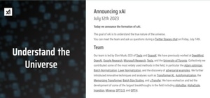 머스크 새 AI 기업 'xAI' 공식 출범···챗GPT 추격할까
