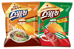 [신상품] 오리온 '베트남쌀국수맛, 스리라차소스맛 2종'