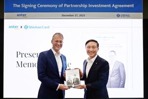 신한카드 카자흐스탄 법인, 업계 최초 현지 투자 유치