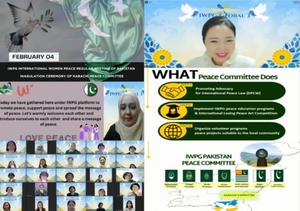 IWPG 글로벌 3국, '2월 세계여성평화 네트워크 정기모임' 개최