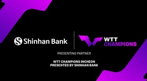 신한은행, 국제 탁구대회 WTT 챔피언스 후원
